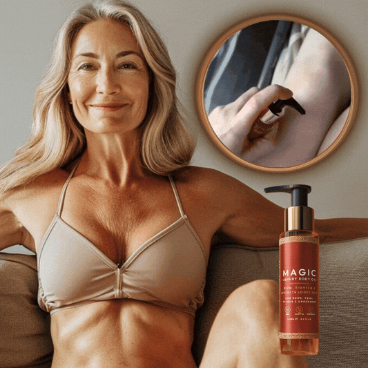 Liora Life™ Uppstramande Kroppsolja | Gör huden fastare och återfuktad för ett ungdomligt, fräscht utseende – upp till 90 % förbättring på bara några veckor